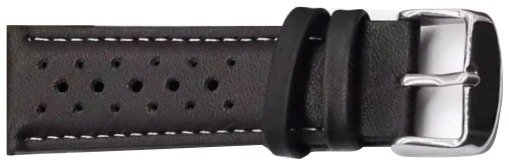 Lampredi black leather strap
