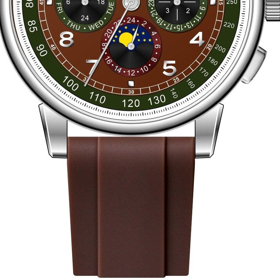 la selvotta brown silicone strap