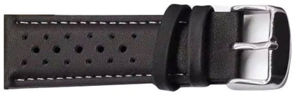 Lampredi black leather strap