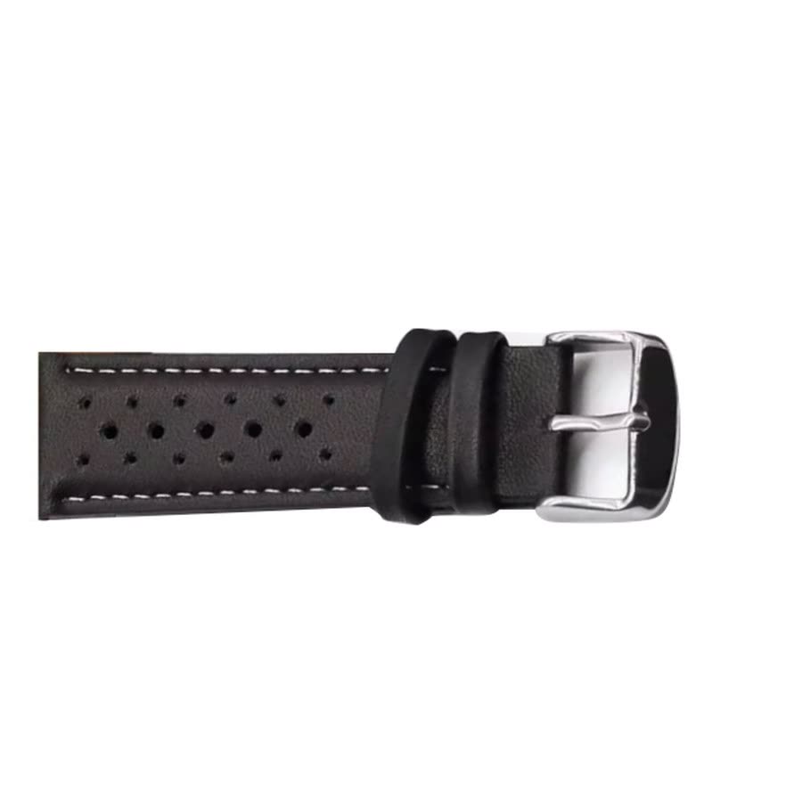 Lampredi Black Leather Strap