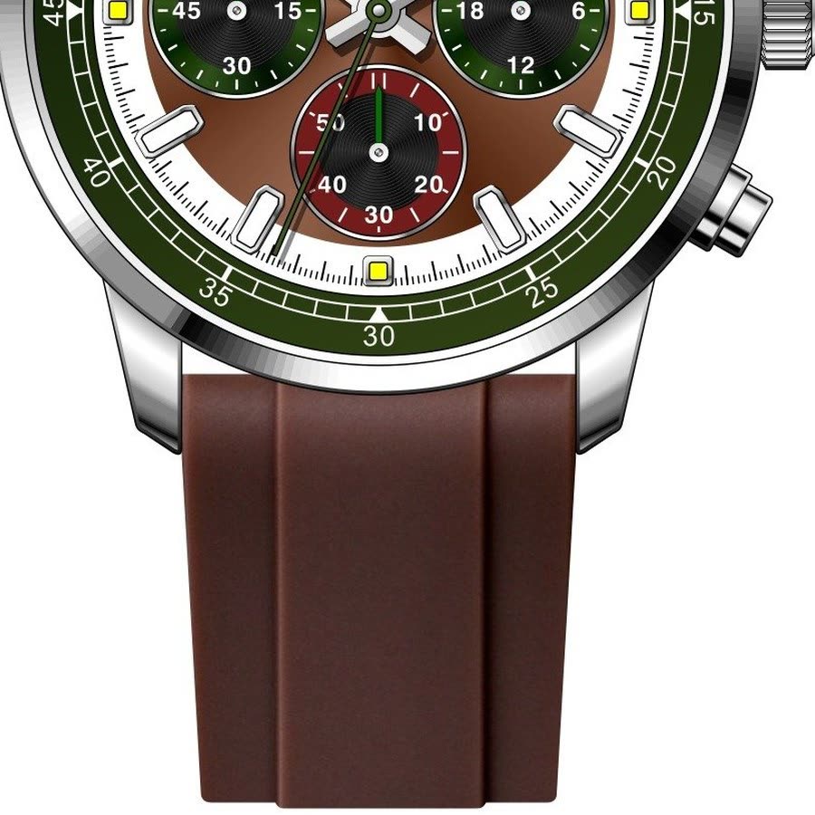Rionero & La Selvotta Brown Silicone Strap